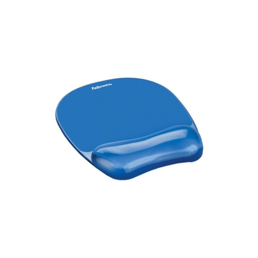 Tapis de souris repose poignet FELLOWES - BLEU TRANSLUCIDE //