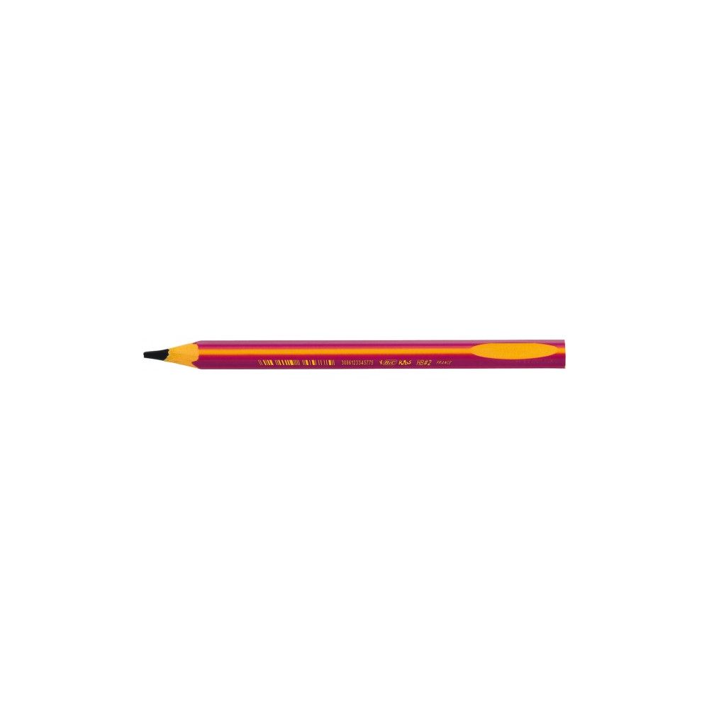 Crayon Papier HB BIC Apprentissage Kids - Corps ROSE **