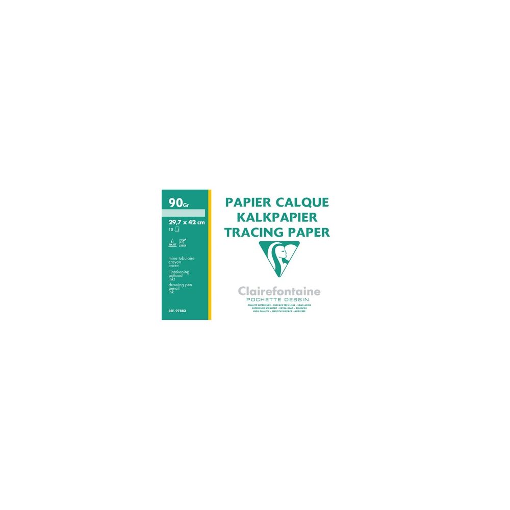 Papier calque A3 - 90/95g - 10 feuilles -  - Z