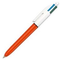 Stylo Bille BIC 4 couleurs - Pointe fine 0.8mm - Z