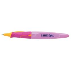 Stylo Bille d apprentissage BIC Twist Rose - Pte 1 mm ** NSFP - Z