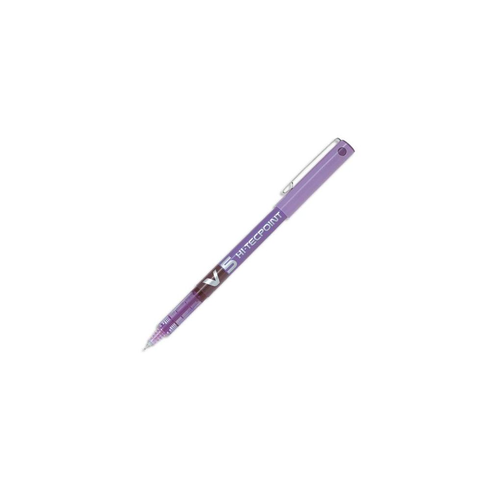 Roller PILOT V5 HI-TECPOINT - Pointe 0.5mm - VIOLET //