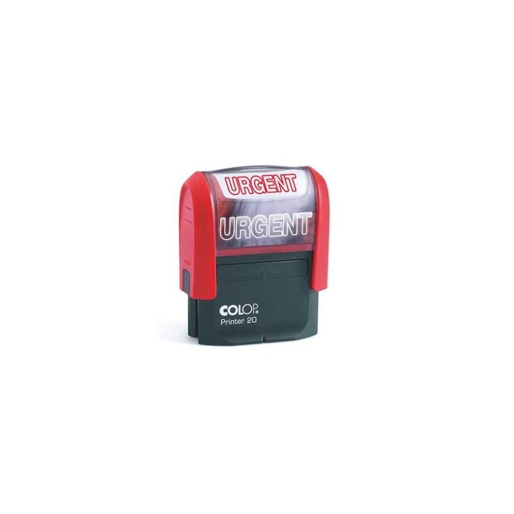 Timbre Formule URGENT COLOP Printer 20 (14 x 38mm) - ROUGE //