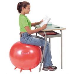 Ballon assise enfant - 4 pieds - SIT n GYM - D 55cm - ROUGE