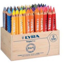 Crayon Couleur LYRA Triple One Aquarelle TrianglePot 96 crayons- Z