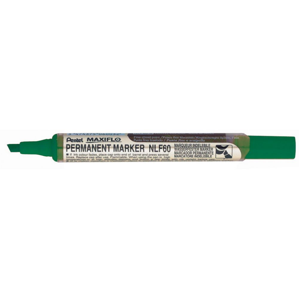 Marqueur perm. PENTEL MAXIFLO NLF60 - Bis. 4.5mm - VERT - Z