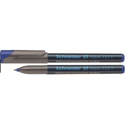 Marqueur perm. SCHNEIDER Maxx 222F - Pte 0.7mm - BLEU - 112203 - Z