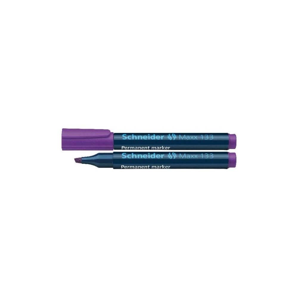 Marqueur perm. SCHNEIDER Maxx 133 - Biseau. 1 à 4mm - VIOLET - Z