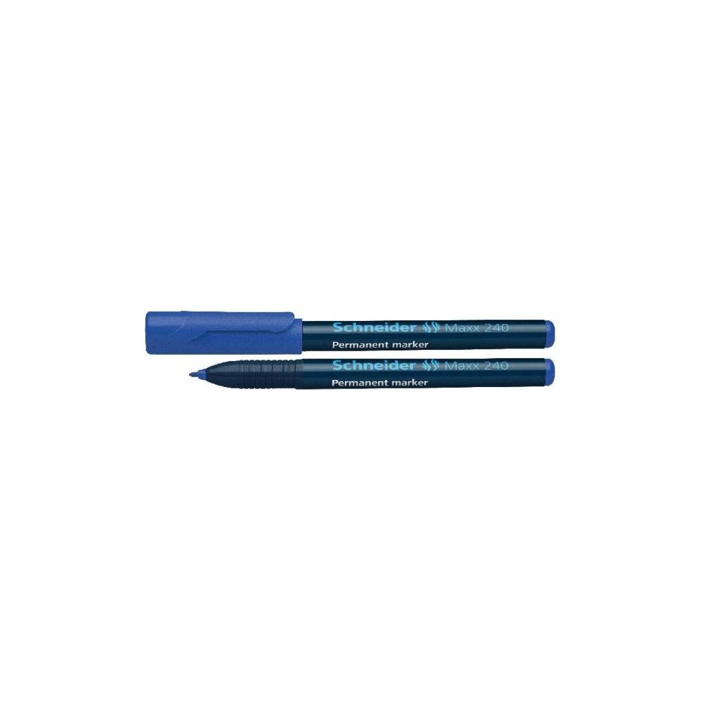 Marqueur perm. SCHNEIDER Maxx 240 - Pointe 1mm - BLEU - Z