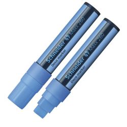 Marqueur Craie SCHNEIDER Maxx 260 - Pte 5 +15mm BLEU CLAIR FLUO - Z