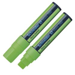 Marqueur Craie SCHNEIDER Maxx 260 - Pte 5 +15mm VERT CLAIR FLUO - Z