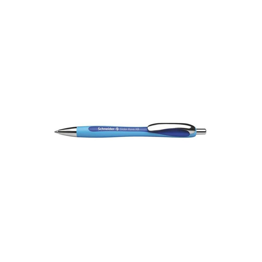 Stylo Gel SCHNEIDER Slider Rave XB - 1mm - Rétractable - BLEU - Z