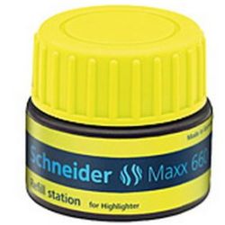 Surligneur ( Recharge) SCHNEIDER Maxx660 JAUNE pour Job - 30ml - Z