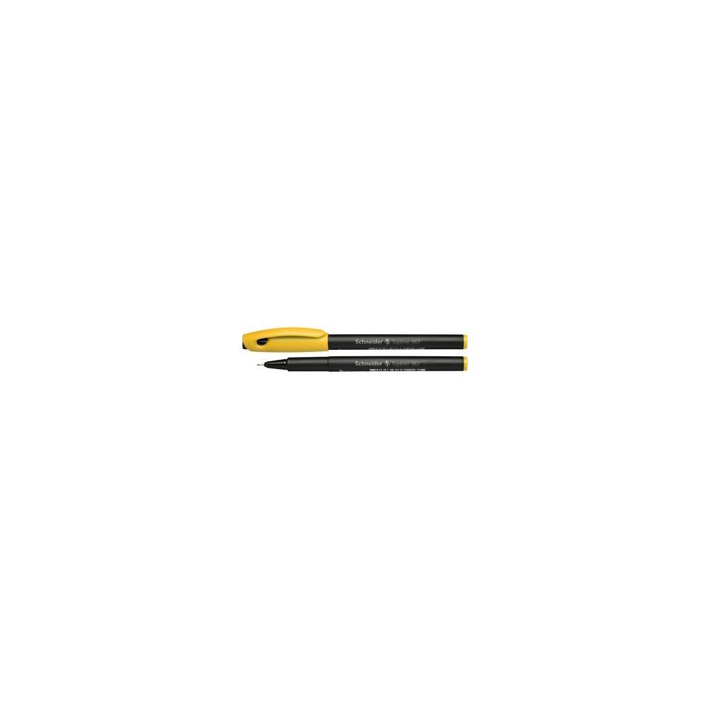 Feutre SCHNEIDER Topliner 967 - Pointe 0.4 mm - JAUNE - Z