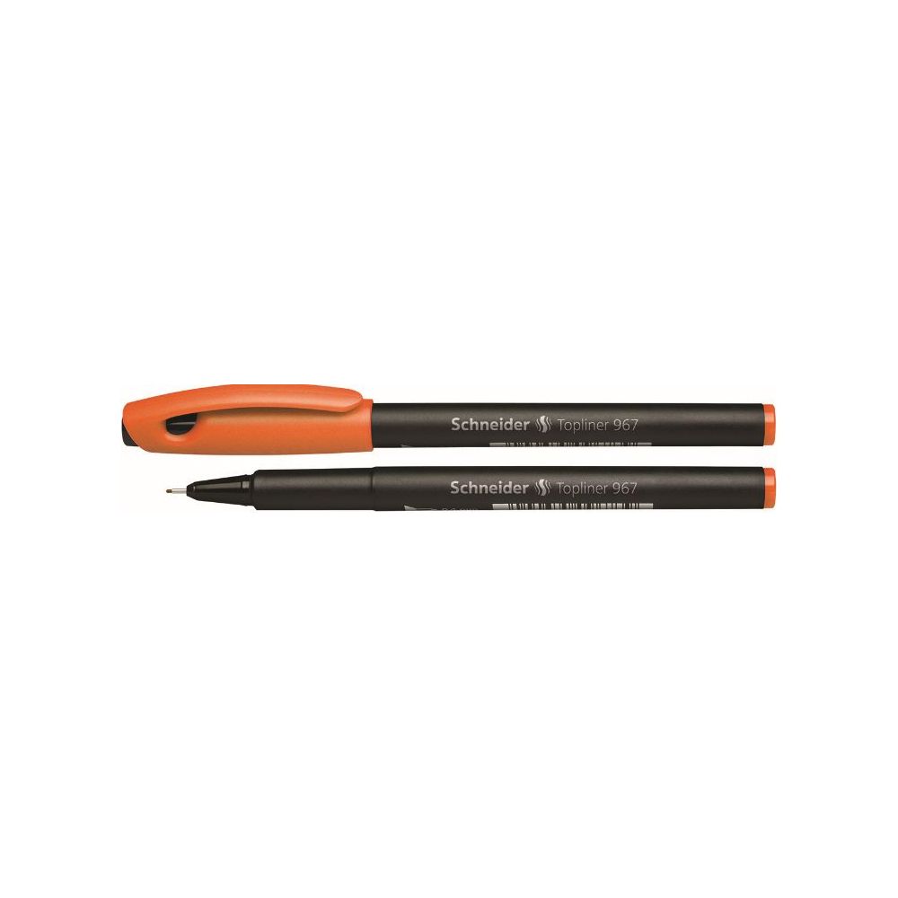 Feutre SCHNEIDER Topliner 967 - Pointe 0.4 mm - ORANGE - Z