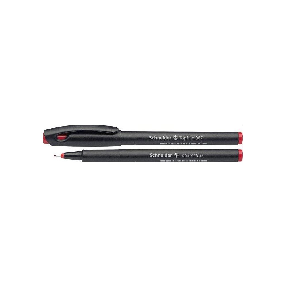 Feutre SCHNEIDER Topliner 967 - Pointe 0.4 mm - ROUGE - Z