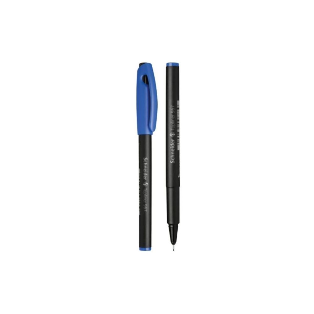 Feutre SCHNEIDER Topliner 967 - Pointe 0.4 mm - BLEU - Z