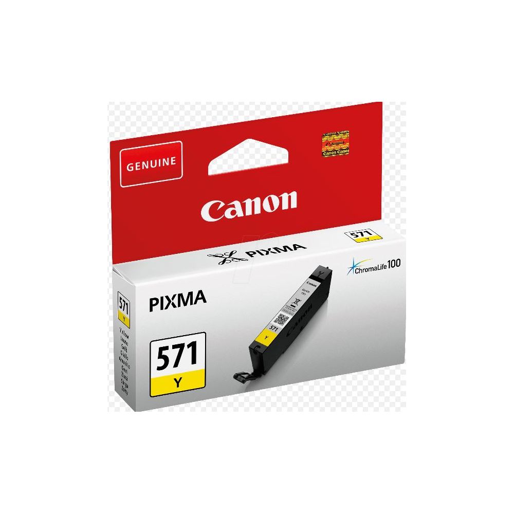 Cart CANON CLI571XL Y Jaune - Pixma TS5053/5055/6061/6062/8051 //