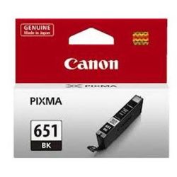 Cart CANON CLI651BK Noir - iP7260 / MG5460/MG6360 / MX726/MX926 **