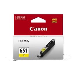 Cart CANON CLI651Y Yellow - iP7260 / MG5460/MG6360 / MX726/MX926 **