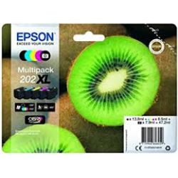 Cart EPSON - 202XL - Kiwi - Pack noir+couleurs - XP-6000-6100 - Z