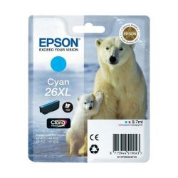 Cart EPSON - N°26XL - Ours - Cyan - XP-600/605/700/800 - Z