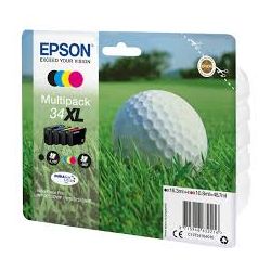 Cart EPSON - N°34XL - Golf - Pack noir+couleurs - WF-3720/3725 //