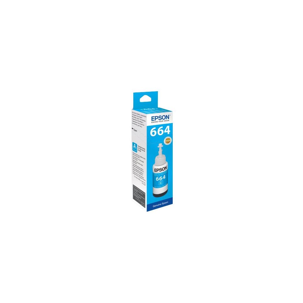 Bouteille EPSON - T6642 - Cyan 70ml - EcoTank L386/L3060/L120  //