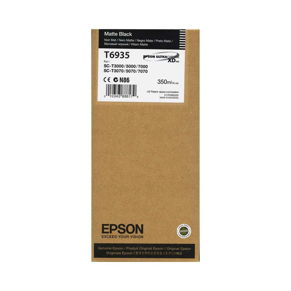 Cart EPSON - T6935 - Noir Mat UltraChrome XD SC-T3200 (350ml) //