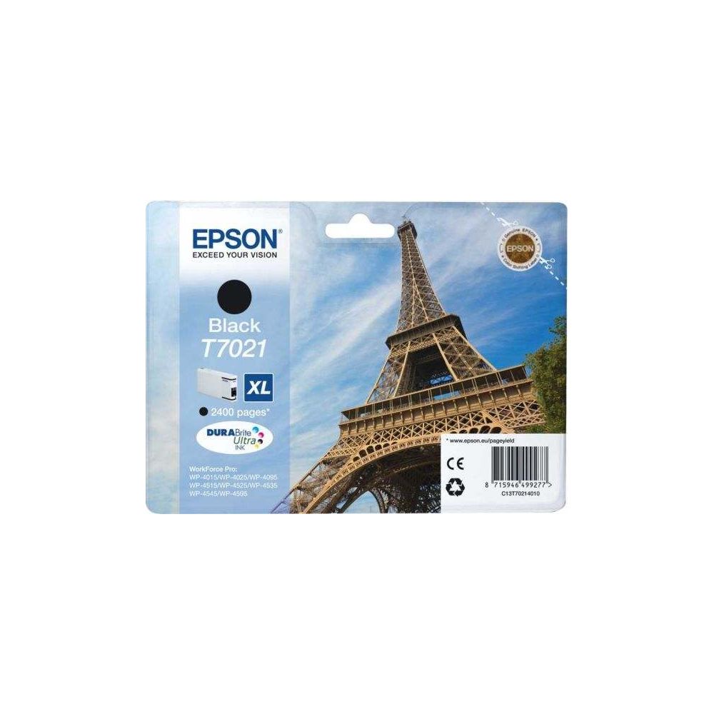 Cart EPSON - T7021 - Eiffel - Noir XL WP-40xx/WP-45xx (2 400 p) **