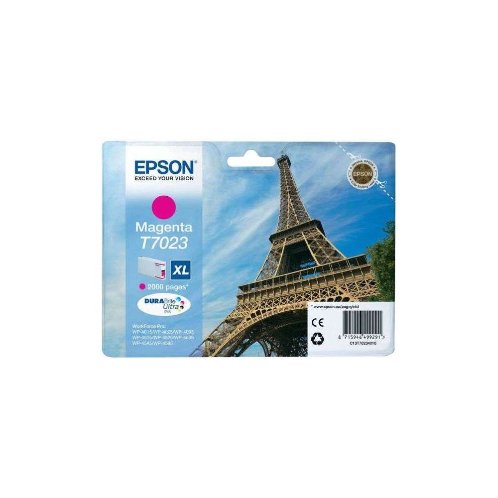 Cart EPSON - T7023 - Eiffel - Magenta XL WP-40xx/WP-45xx (2 000 p) **