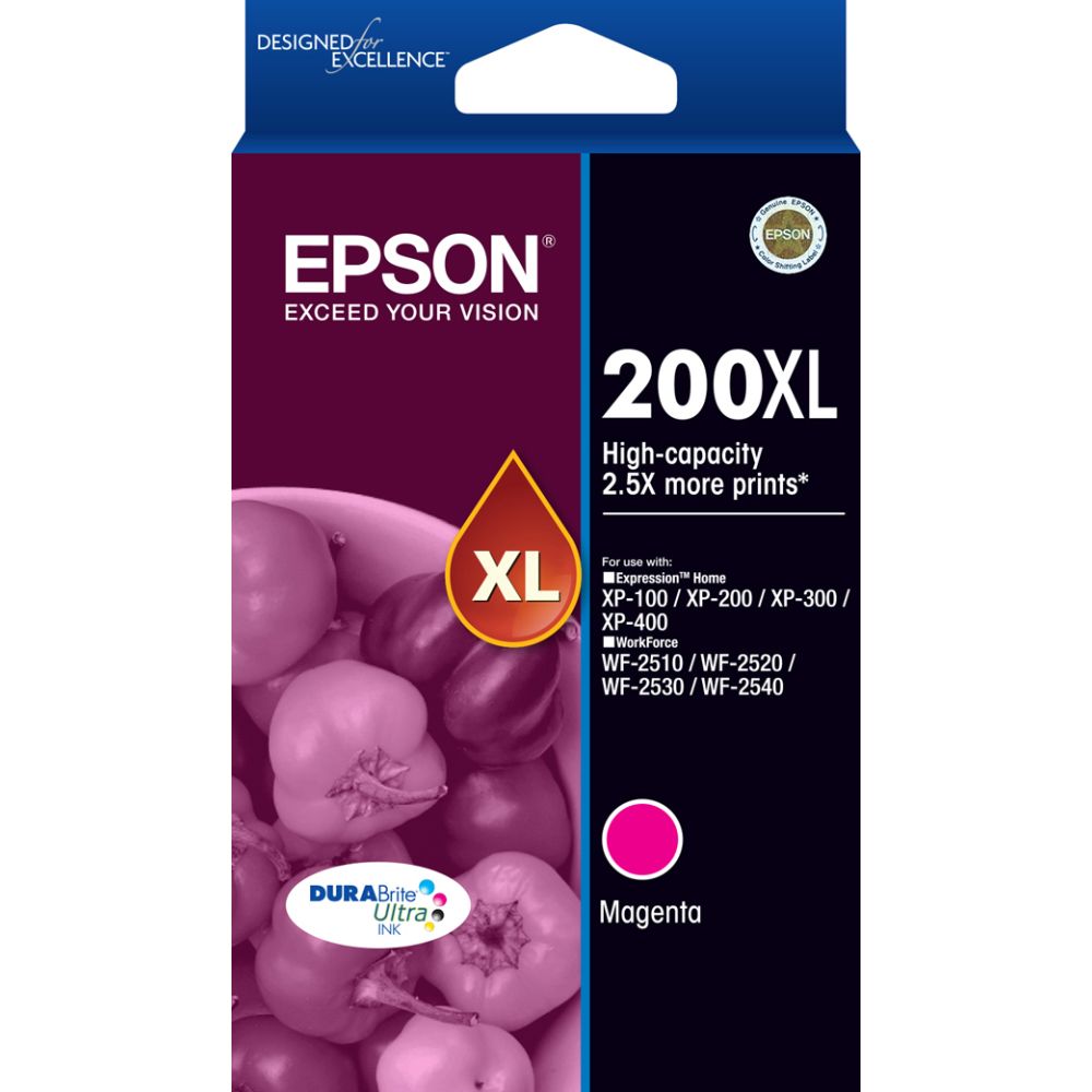 Cart EPSON - E200XL - Magenta - 200/300/400-WF2510/2520/2530/25 //