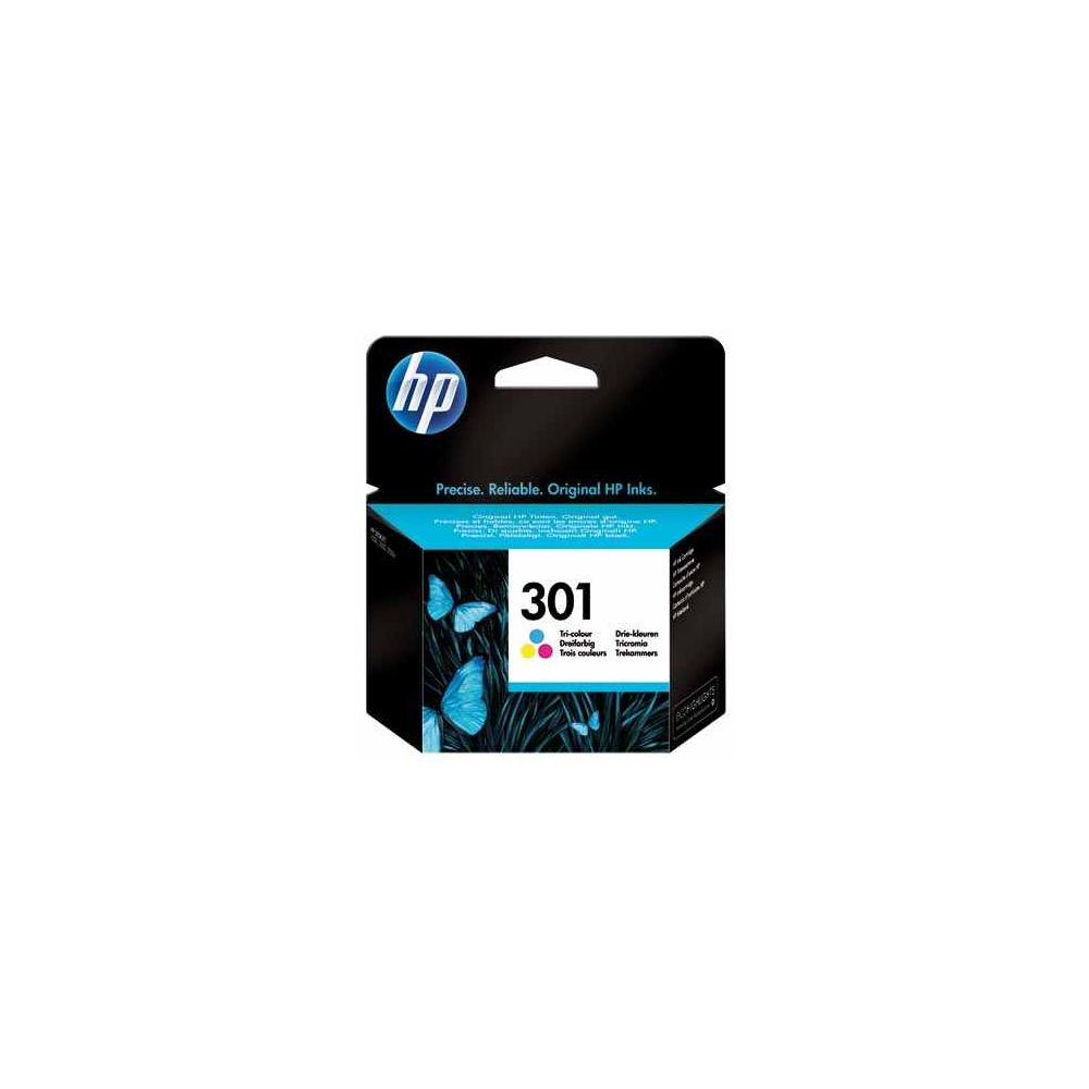 Cart HP N°301 - CH562EE - Couleurs - Deskjet 1050/2050 - 3ml - Z