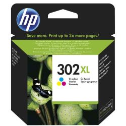 Cart HP N°302XL Couleurs - F6U67AE - Deskjet 1010/2130/3630/4520 //