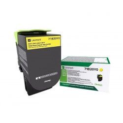 Toner LEXMARK - CSx10 - CS410n - Jaune (3000 pages) **