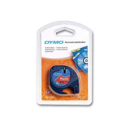 Ruban DYMO LETRATAG - 12mm Noir/Rouge  titreuse - 91203/223 (4m) //