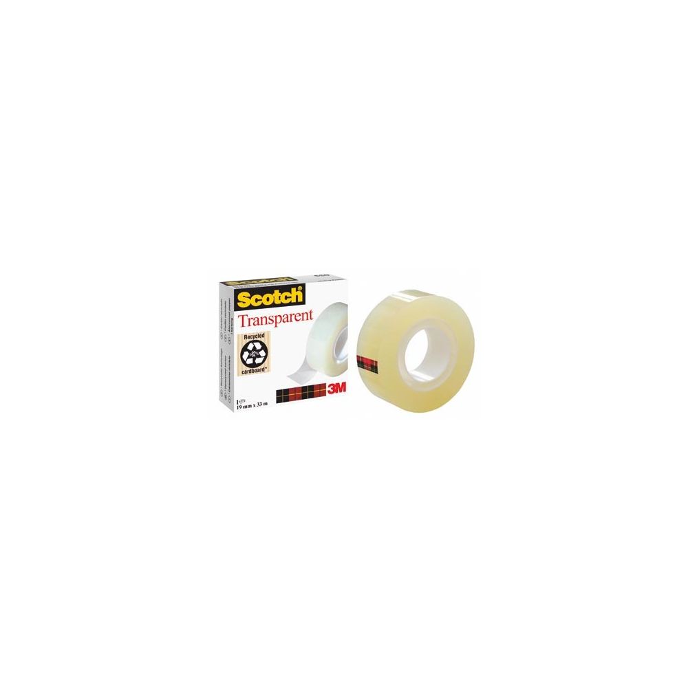 Adhesif Transp. & Perman. 19mm x 33m SCOTCH 550 //